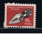 Stamps Peru -  Fondo del periodista Peruano