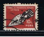 Sellos de America - Per� -  Fondo del periodista Peruano
