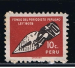 Sellos de America - Per -  Fondo del periodista Peruano