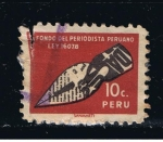 Stamps Peru -  Fondo del periodista Peruano