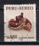 Stamps Peru -  Cultura Mazca