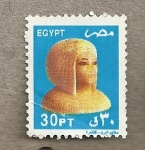 Sellos de Africa - Egipto -  Reina
