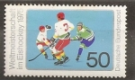 Sellos del Mundo : Europa : Alemania : Campeonato del mundo de hockey sobre hielo.