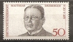 Stamps Germany -  Mathias Erzberger, político asesinado el 26 de agosto de 1921.