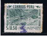 Stamps Peru -  Andenes de Pisac.  Cusco    Sistema Incaico para el cultivo de maiz.