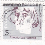 Stamps : Europe : Portugal :  navegantes portugueses-tuscao vaz teixera