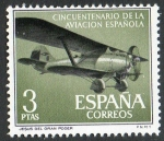 Stamps Spain -  1403- L aniversario de la Aviación Española. 