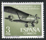 Stamps : Europe : Spain :  1403- L aniversario de la Aviación Española. 