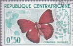 Stamps Central African Republic -  mariposas