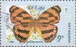 Stamps Laos -  mariposas