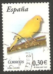 Stamps Spain -  4301 - pájaro canario