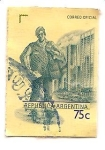 Stamps : America : Argentina :  cartero