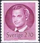 Stamps Sweden -  SERIE BÁSICA. REY CARLOS XVI GUSTAVO. Y&T Nº 1226