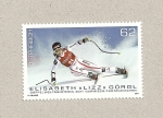 Sellos de Europa - Austria -  Esquiadora Elisabeth Görl