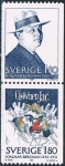 Stamps Sweden -  CENT. DEL NACIMIENTO DE HJALMAR BERGMAN, ESCRITOR. Y&T Nº 1231-32