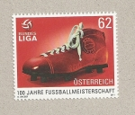 Stamps Austria -  100 Aniv del campeonato de fútbol