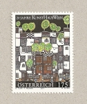 Stamps Austria -  20 Aniv del centro de arte en Viena