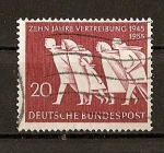 Stamps Germany -  10º Aniversario del exilio de los refugiados del Este.