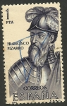 Stamps Spain -  Francisco Pizarro. Forjadores de América