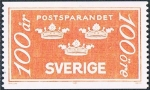 Stamps : Europe : Sweden :  CENTENARIO DE LA CAJA DE AHORROS POSTAL SUECA. Y&T Nº 1249