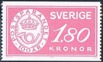 Stamps : Europe : Sweden :  CENTENARIO DE LA CAJA DE AHORROS POSTAL SUECA. Y&T Nº 1251