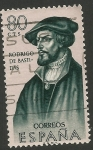 Stamps Spain -  Forjadores de América. Rodrigo de Bastidas