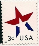Stamps United States -  USA  Star