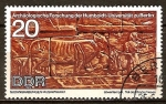 Stamps Germany -  Investigaciones Arqueológicas de la Universidad Humboldt de Berlín-DDR.