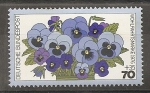 Stamps Germany -  Pro obras de beneficiencia. Flores de jardín.