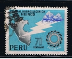 Stamps Peru -  Central hidroeléctrica Huinco  240.000 KW.