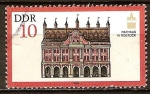 Stamps Germany -  Ayuntamiento de Rostock-DDR.