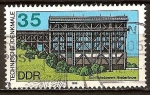 Sellos de Europa - Alemania -  Monumentos Ingeniería,elevador de barcos Niederfinow (DDR).