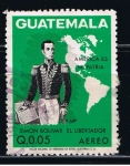 Stamps Guatemala -  Simón Bolivar el Libertador.  América es mi Patria