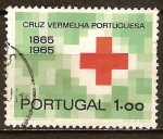 Stamps Portugal -  Centenario de la cruz roja portugesa.