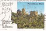 Stamps Spain -  patrimonio mundial de la humanidad-palmeral de elche