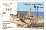 Stamps Spain -  patrimonio mundial de la humanidad-conjunto arqueológico de tarraco