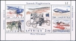 Stamps : Europe : Sweden :  HB HISTORIA DE LA AVIACIÓN SUECA. Y&T Nº HB12