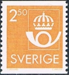 Stamps Sweden -  SERIE BÁSICA. CORNETA DE POSTAS. Y&T Nº 1299