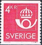 Stamps Sweden -  SERIE BÁSICA. CORNETA DE POSTAS. Y&T Nº 1300