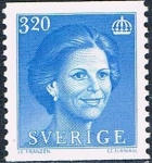 Stamps Sweden -  SERIE BÁSICA. REINA SILVIA. Y&T Nº 1303