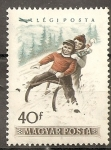 Sellos del Mundo : Europa : Hungra : Campeonatos de Europa de patinaje sobre hielo.