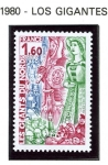 Stamps : Europe : France :  1980-Los Gigantes