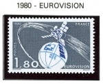 Stamps : Europe : France :  1980-Eurovision