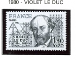Stamps France -  1980 Violet le Duc