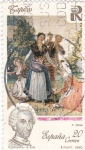 Stamps Spain -  Tapices-floristas s.XVIII
