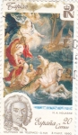 Stamps Spain -  Tapices-naufragio de telemaco s.XVIII