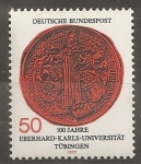 Sellos de Europa - Alemania -  5º centenario de la Universidad de Tubinga.