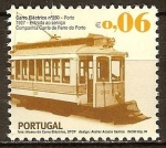 Stamps : Europe : Portugal :  Transportes publicos urbanos-Electrico de 1927,Carris (Porto).