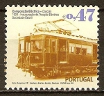 Sellos del Mundo : Europa : Portugal : Transportes publicos urbanos-electrico de la Sociedad de Estoril.
