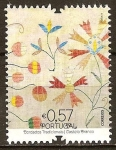 Stamps : Europe : Portugal :  Bordados tradicionales-"Entrecama" de Castelo Branco.